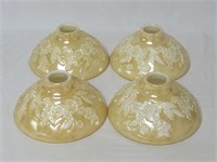 Set of 4 Vintage Light Globes