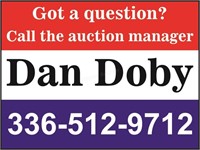 Auction manager-Dan Doby-336-512-9712