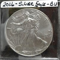 S: 2016 UNC 1 OZ .999 SILVER EAGLE