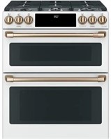 Cafe 30 Inch Slide-In Dual Fuel Smart Range with