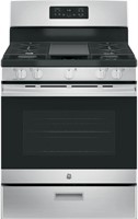 GE 30 Inch Free-Standing Gas Range with 5 Sealed