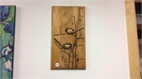 Wooden Chickadee Board
