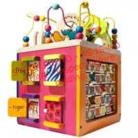 B Toys zany zoo activity cube