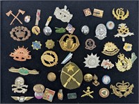 Lot Of 45 Mixed Buttons & Badges
