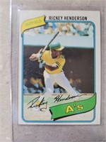 1980 Topps Rickey Henderson Rookie #482