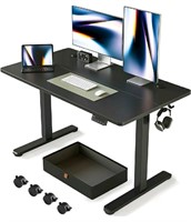 Like New FEZIBO, Standing Desk with Drawer, Adjust