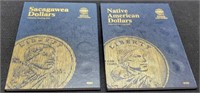 Lot w/ 2 Native American Coin Albums w/