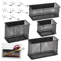 New Coume 4 Pcs Pegboard Baskets Bins with 8