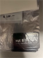 Morton's The Steakhouse $50.00x2=$100.00
