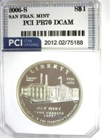 2006-S S$1 SF Mint PR70 DCAM LISTS $125