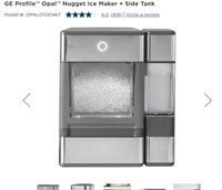 $579  GE Profile Opal Nugget Ice Maker with Side T