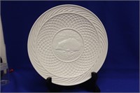 A Belleek 1980 Christmas Plate