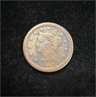 1851 Braided Hair Liberty Head Large Cent