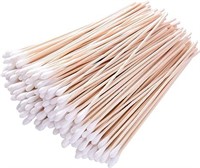 6" Long Cotton Swabs for Makeup, Gun Cleaning or