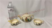 Vintage Rooster Single Serve Tea Set - Japan