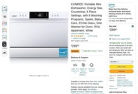 B9590  COMFEE Portable Mini Dishwasher