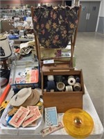 Sewing Boxes and Sewing Supplies
