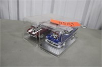 2 - 1/24th Muscle Machines Cars w/Cases