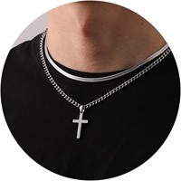 Men's Cuban Cross Necklace