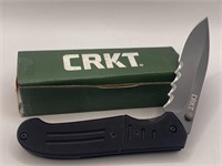 CRKT  Assist Opening Single Blade Knife With Box!