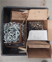 crate of 3/4" lock washers and bolts