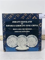 JOHANN HAVILAND, BAVARIA GERMANY FINE CHINA, FOUR