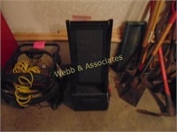 Small tool box and jump ladder