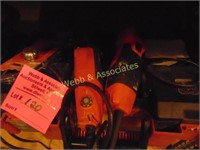 Assorted electrical tools with case