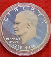 1776-1976-D Eisenhower Bicentennial Dollar