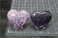 2, Purple Lepidolite/mice Hearts, 9oz