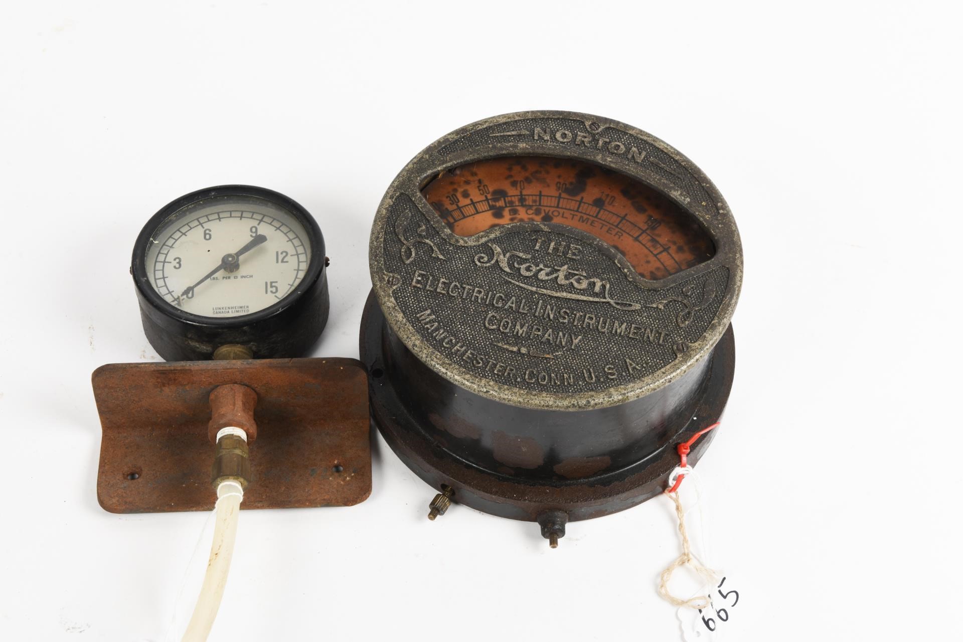 LOT 2 NORTON ELECTRICAL INSTRUMENT- DC VOLT METER