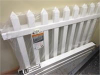 (2) 4'x6' Cape Cod Picket Fence &