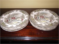 Vintage Johnson Brothers Tea Plates 10