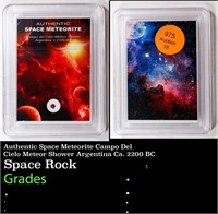 Authentic Space Meteorite Campo Del Cielo Meteor S