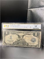 1899 $1 Black Eagle Silver Certificate Graded