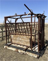 Cattle Squeeze W/ Reliable Mod 75 Scale