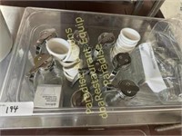Lot of Syrup Jars and Sugar Pourers