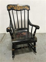 Antique Hitchcock children’s rocking chair