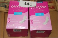 2-92ct panty liners