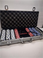Poker Chip Set with Case