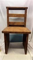 Vintage Wooden Prayer Chair/Bench Chair
