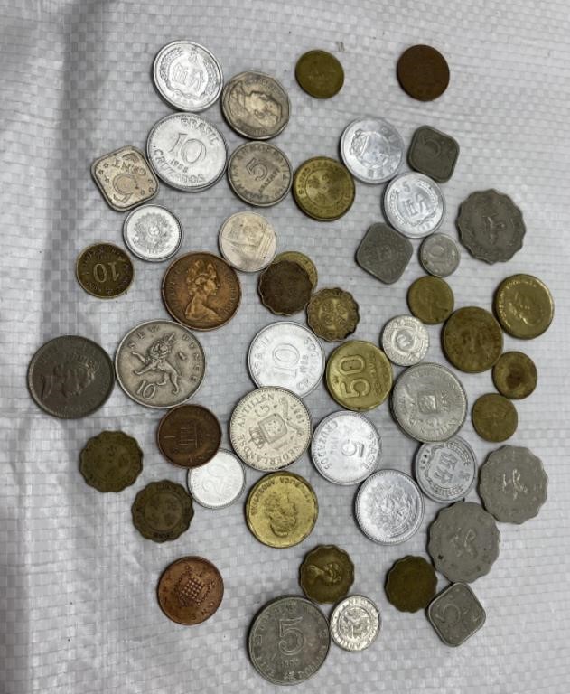 Different nationalities coins - 70’s to 90’s