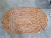 Traditional Woven Oval Area Rug