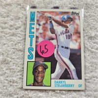 1984 Topps Rookie Darryl Strawberry