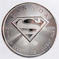 Coin Canada Superman 1 Ounce .999 Silver $5