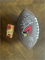 Kyler Murray and JJ Watt Signed Mini Football COA