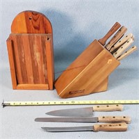 Chicago Cutlery Knife Set & Extra Knife Caddy