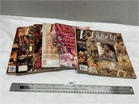 Qty=9 Victoria Vintage Magazines Lot