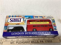 Die-Cast London Bus & Taxi