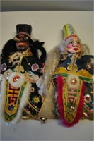 Superb Antique Burmese Glove Puppets